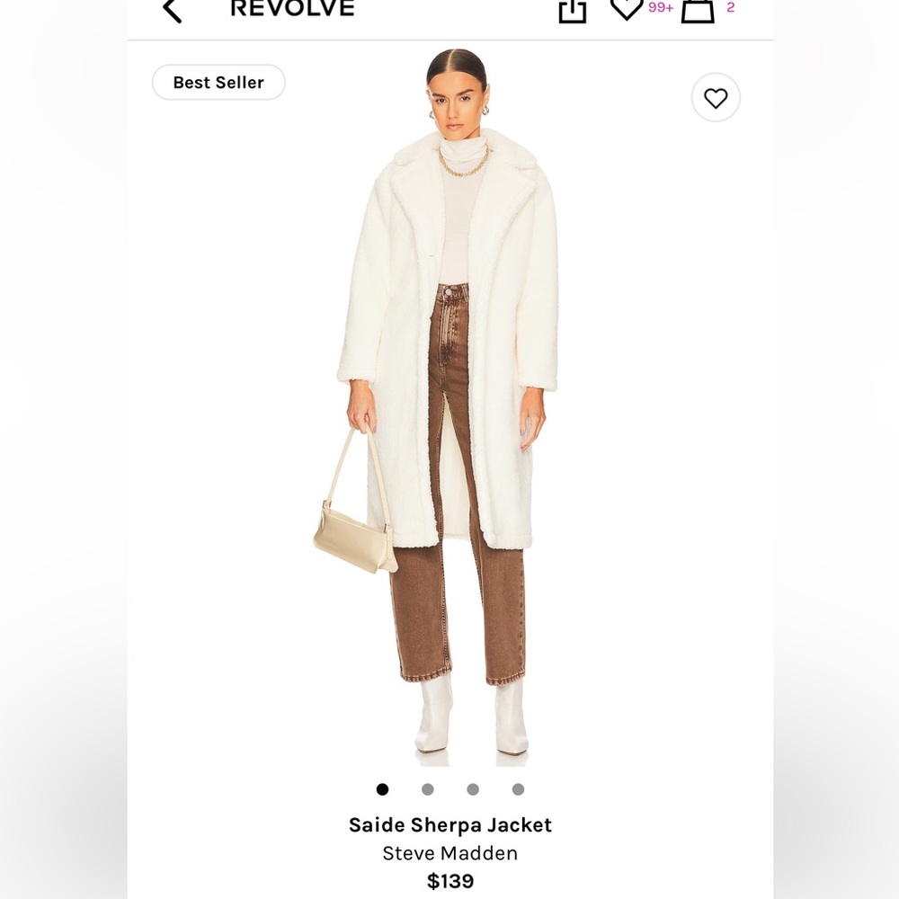 steve madden sherpa jacket